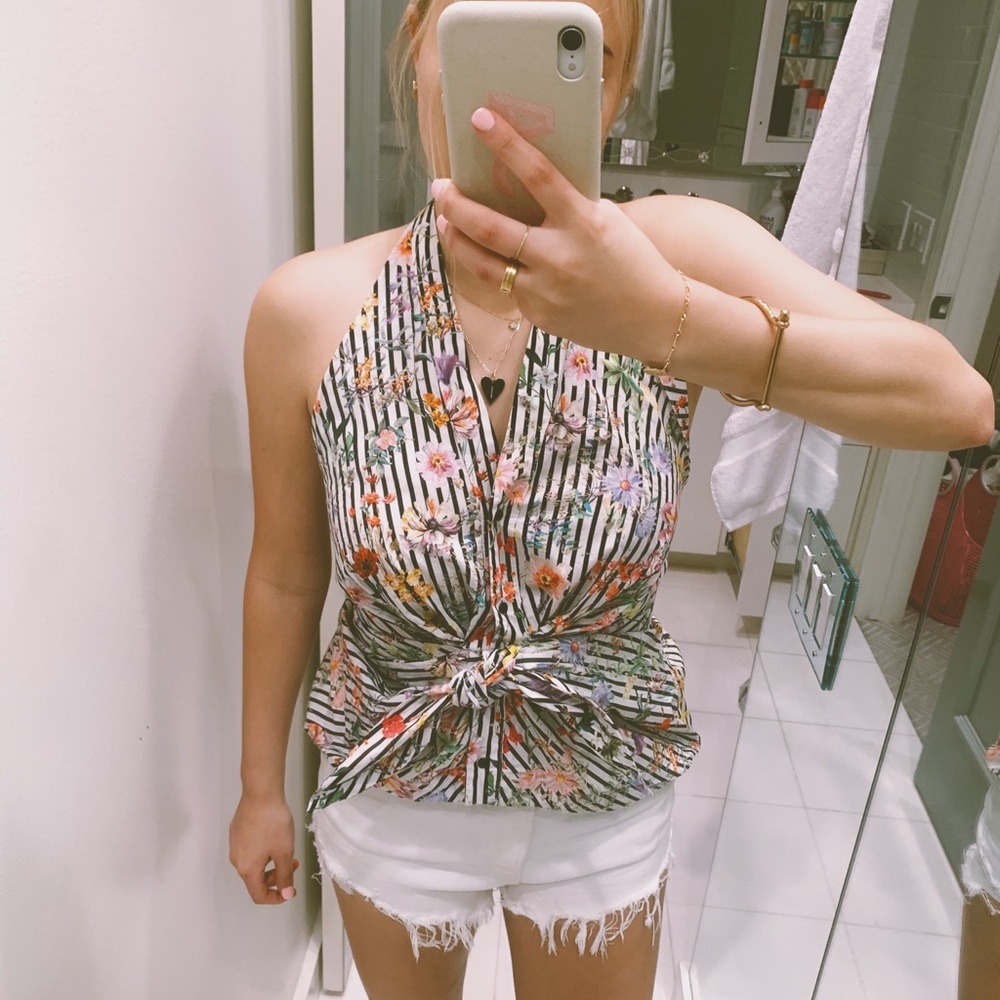 Zara floral top